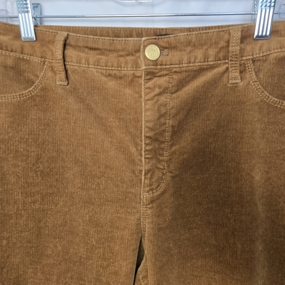 Talbots Corduroy Jegging Button Zip Fly Pants Women's Size 12 Stretch - Picture 3 of 8
